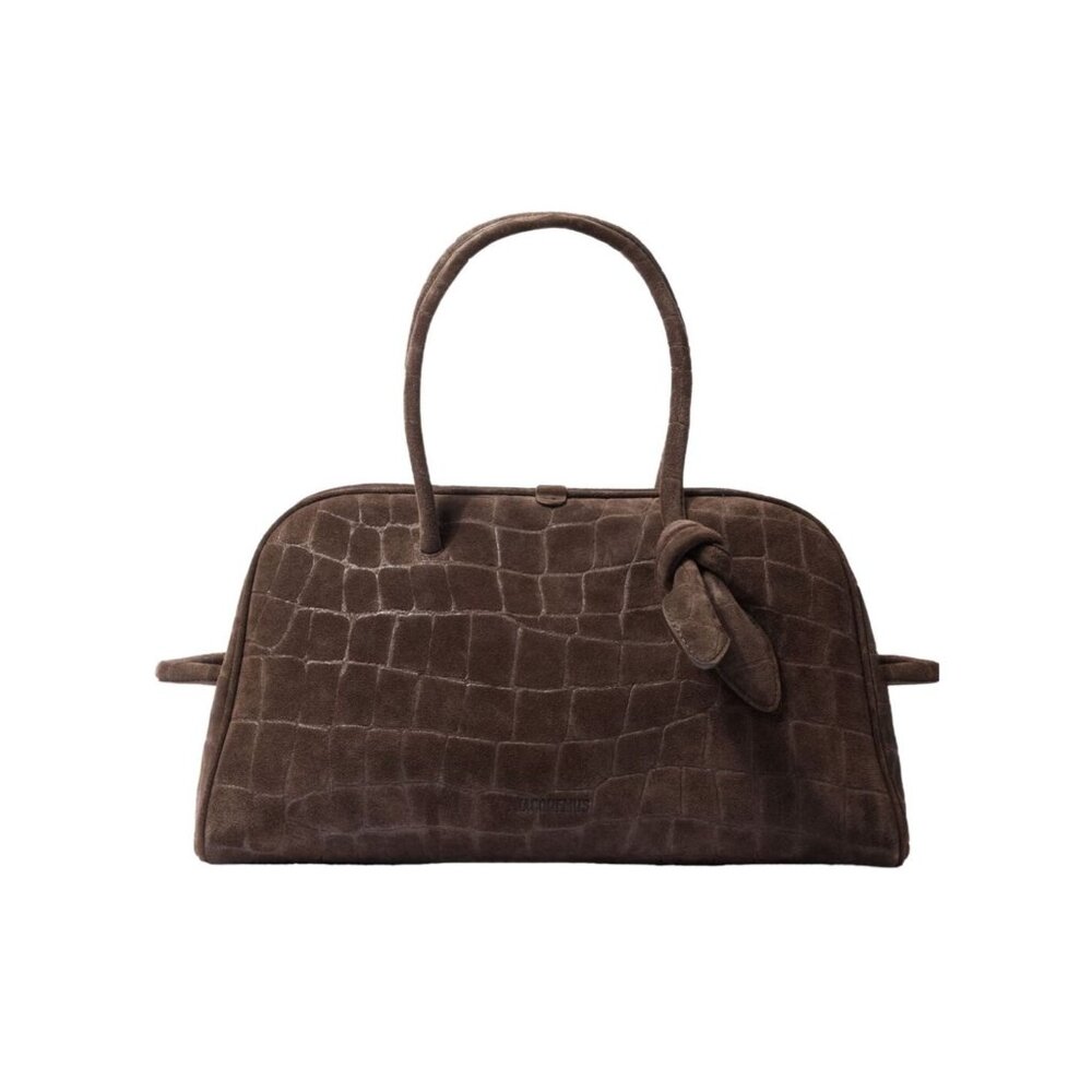 B-18. Jacquemus The Tourismo Soft Bowling Bag Dark Brown